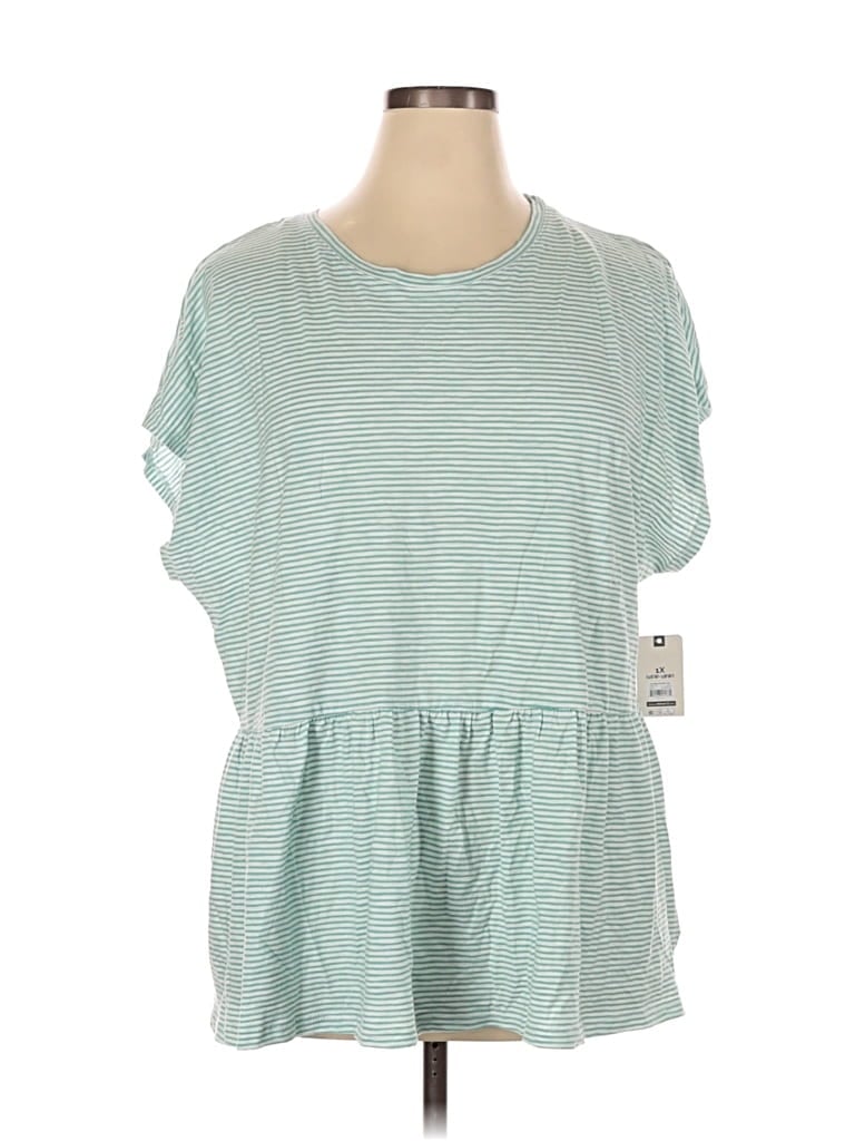Pre-owned Terra & Sky Casual Dress In Blue