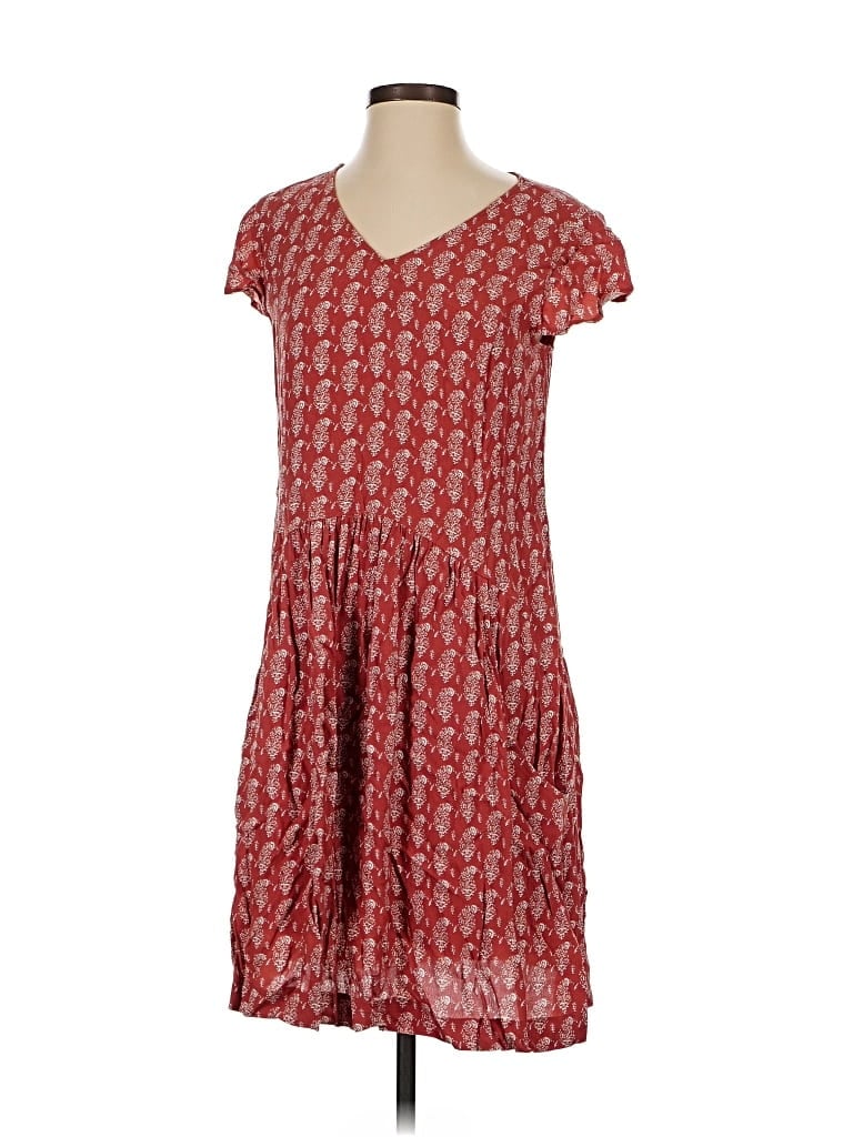 Pre-owned Garnet Hill Casual Dress In Red