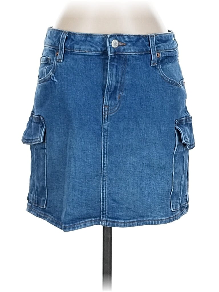 Pre-owned Old Navy Denim Skirt In Blue