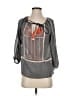 THML Gray 3/4 Sleeve Blouse Size XS - photo 1