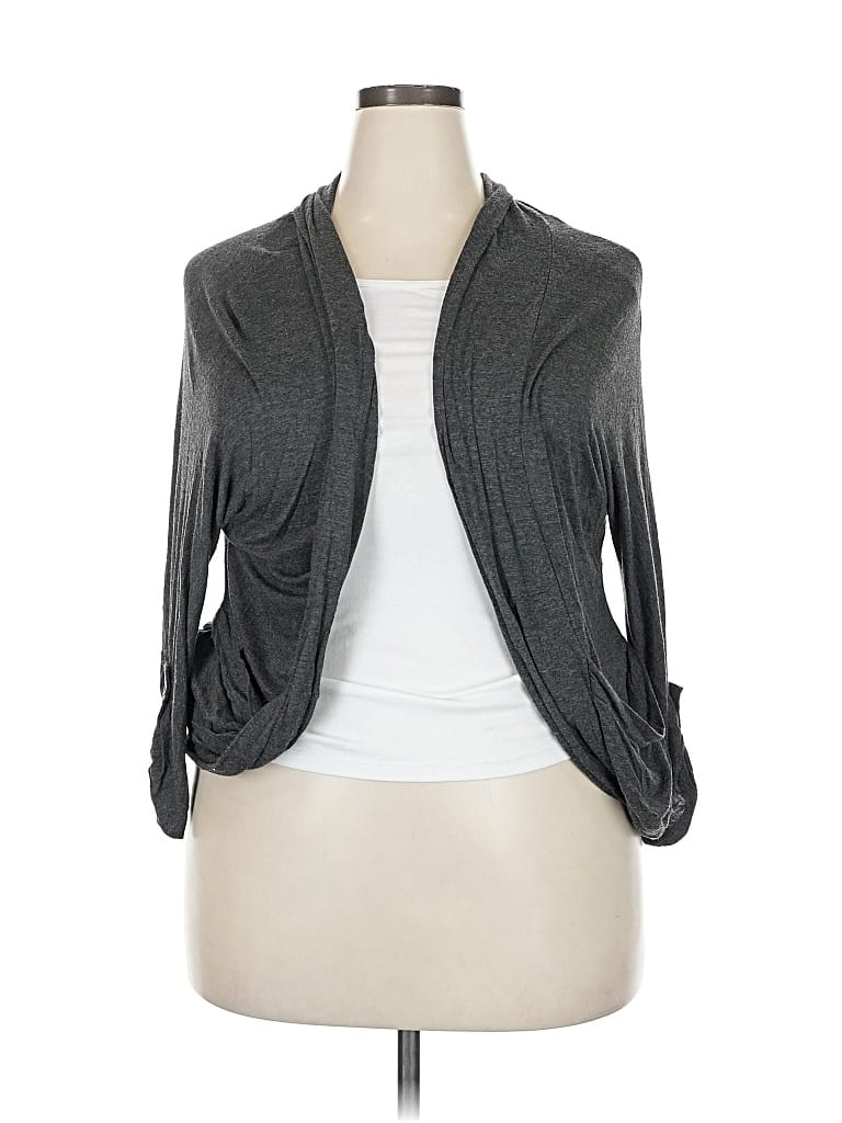 SPLASH Pre-owned Cardigan Sweater In Gray