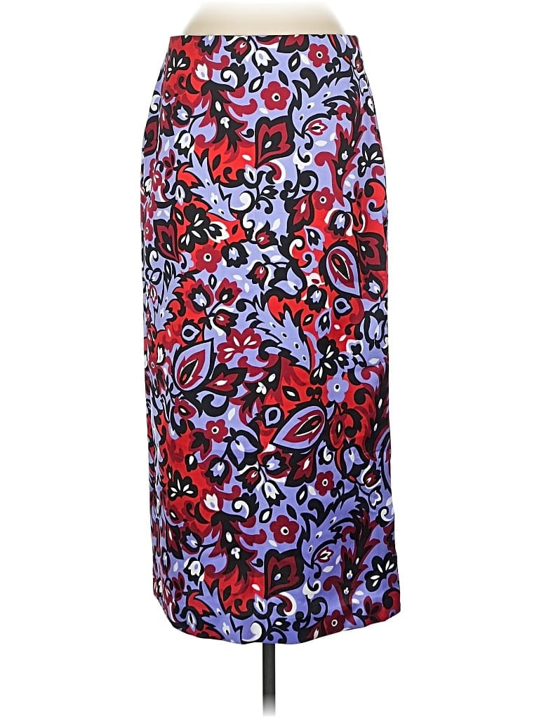 Ann Taylor Casual Skirt In Blue