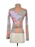 Mukzin Gray Long Sleeve Top Size S - photo 2