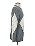 Equipment Argyle Gray Pullover Sweater Size S - photo 4