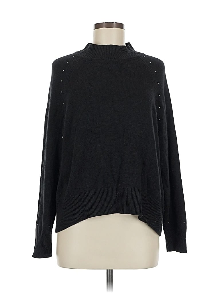 Pre-owned White House Black Market Pullover Sweater In Black