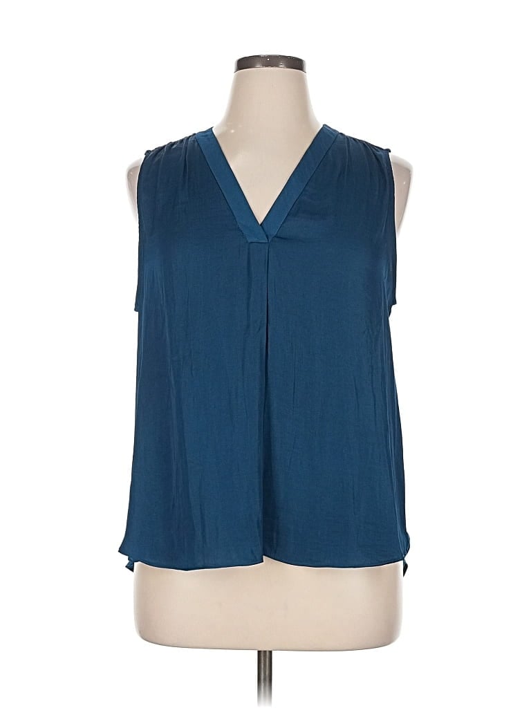 VINCE CAMUTO Pre-owned Sleeveless Blouse In Blue