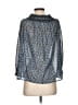 MICHAEL Michael Kors Blue 3/4 Sleeve Blouse Size XS - photo 2