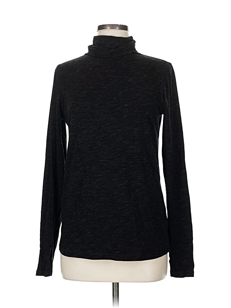 Pre-owned Cabi Long Sleeve Top Black Turtleneck Tops