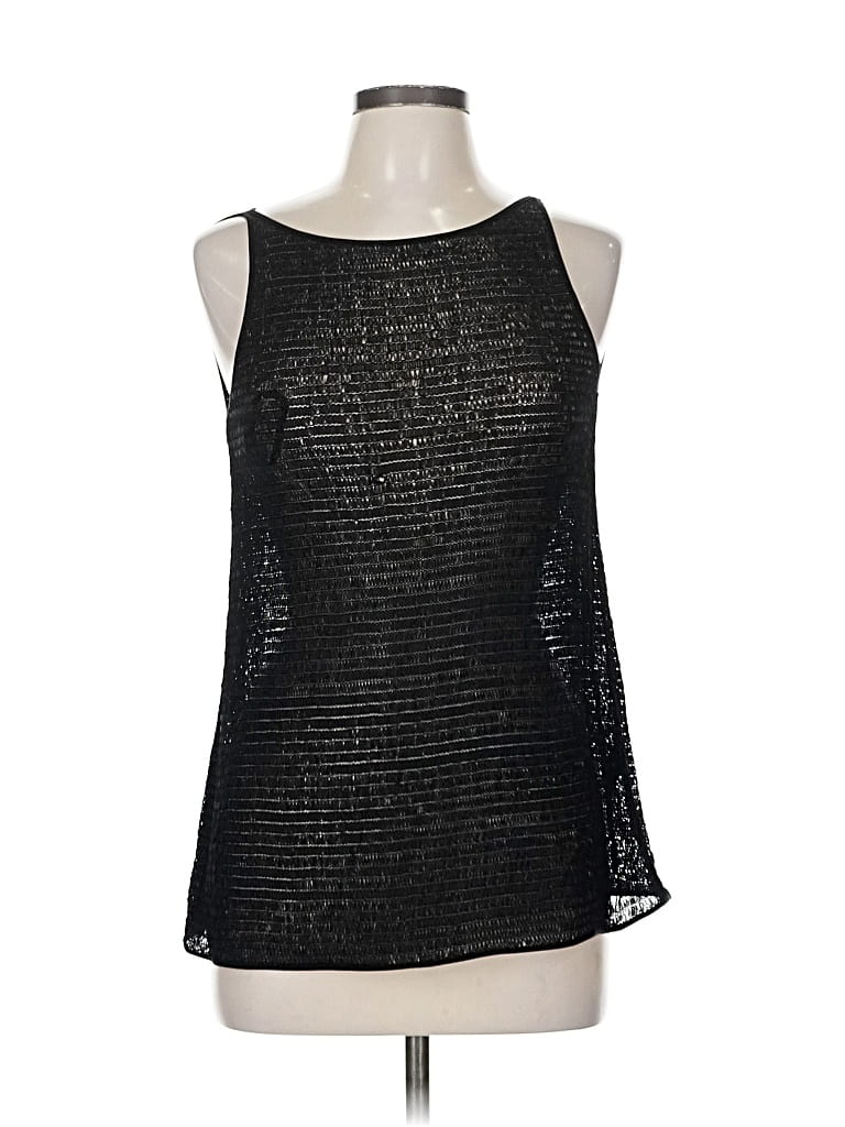 Pre-owned Donna Karan Sleeveless Blouse In Black