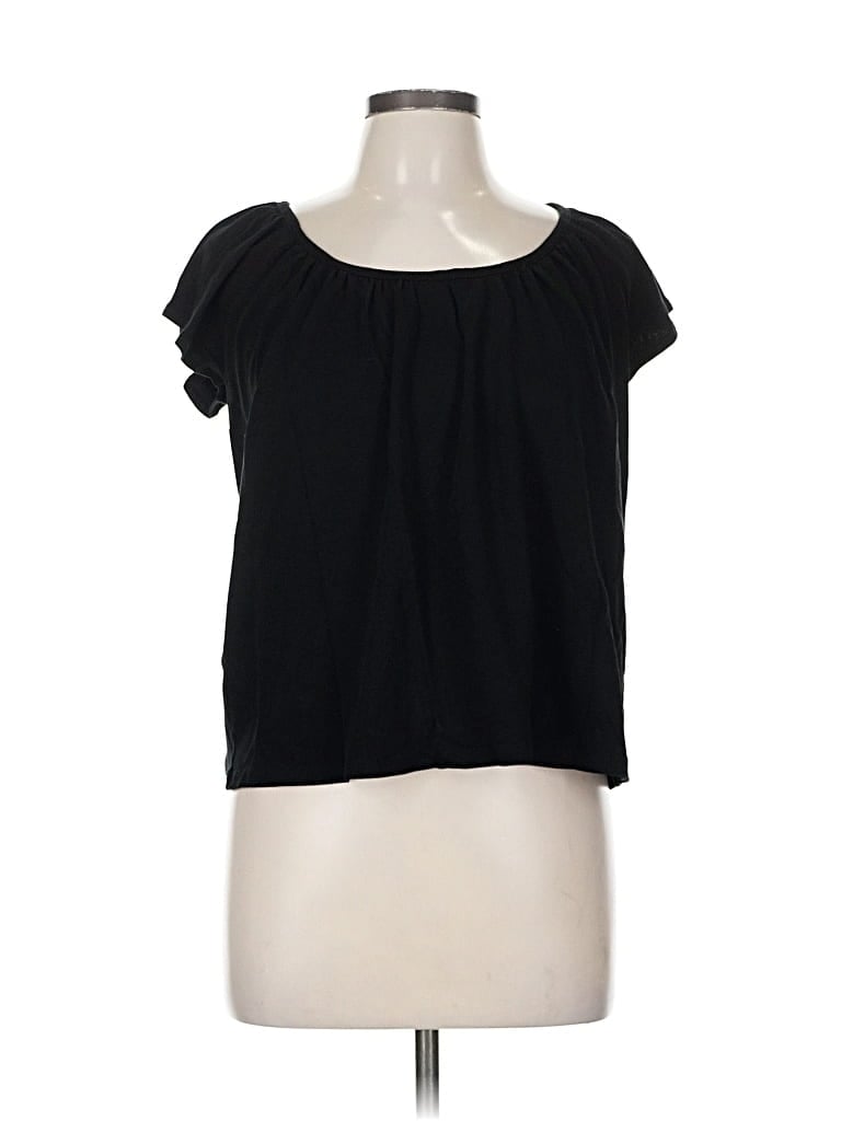 Pre-owned Ann Taylor Short Sleeve T-shirt In Black