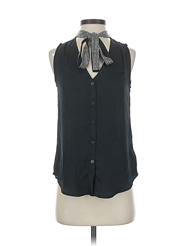 Pre-owned Michael Michael Kors Sleeveless Blouse In Black