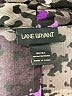 Lane Bryant 100% Polyester Animal Print Purple Short Sleeve Blouse Size 22 - 24 Plus - photo 6