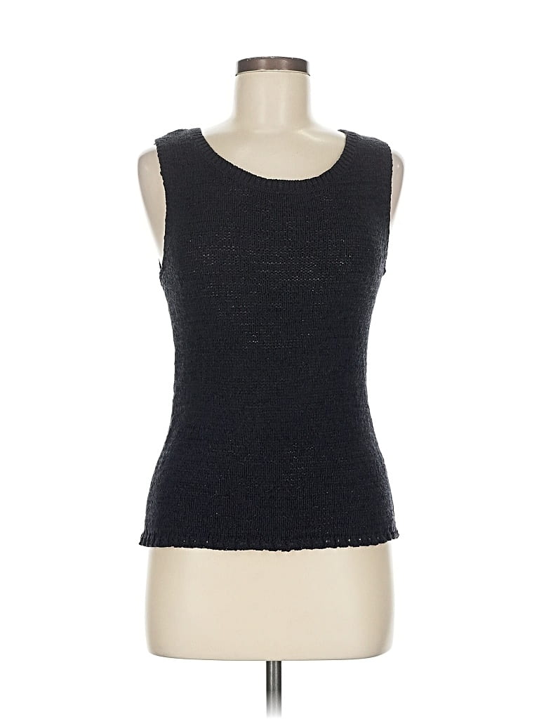 Pre-owned Coldwater Creek Pullover Sweater In Black