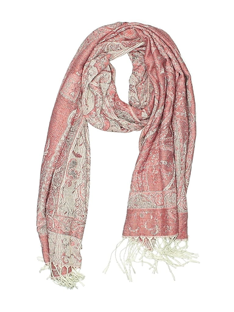 Pre-owned Unbranded Scarf In Red