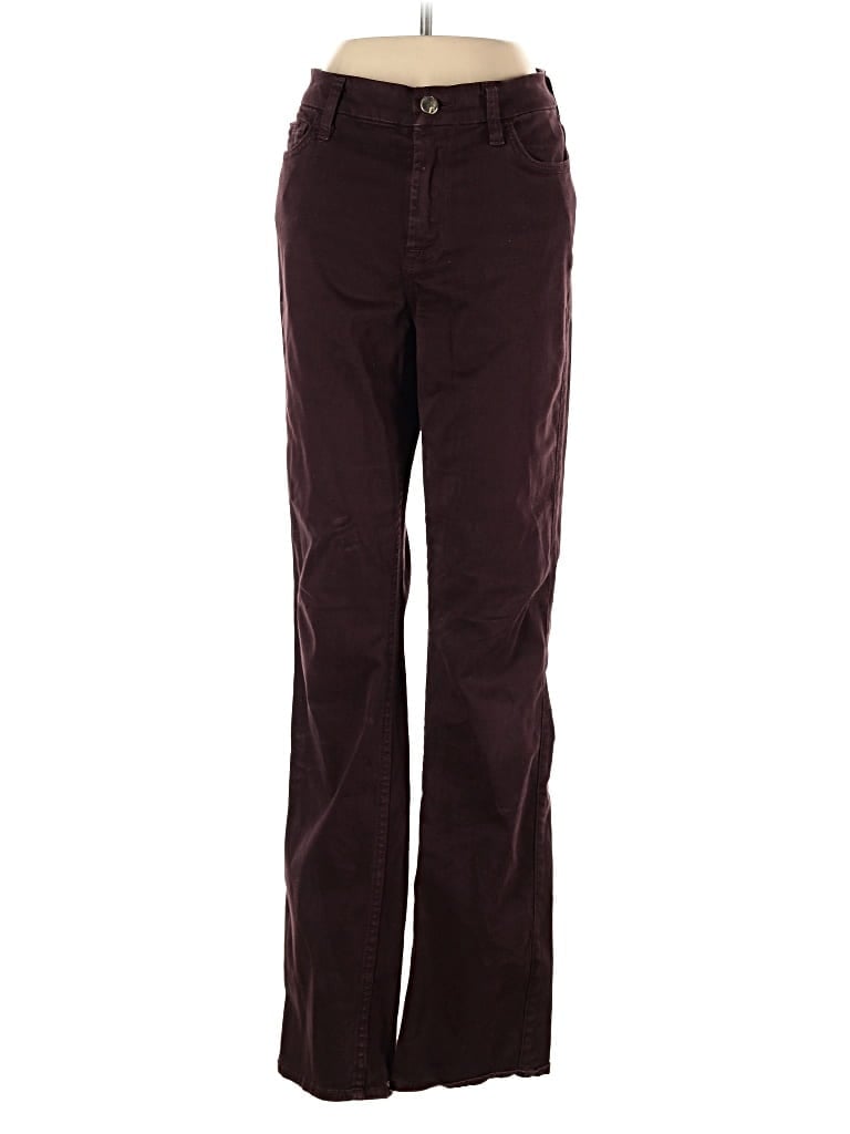 Pre-owned Jen7 By 7 For All Mankind Casual Pants In Burgundy