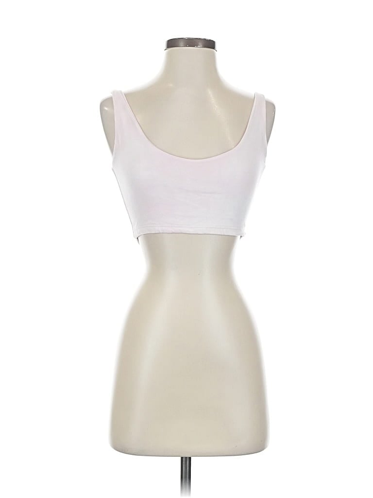 Pre-owned John Galt Tank Top White Strapless Neckline Tops