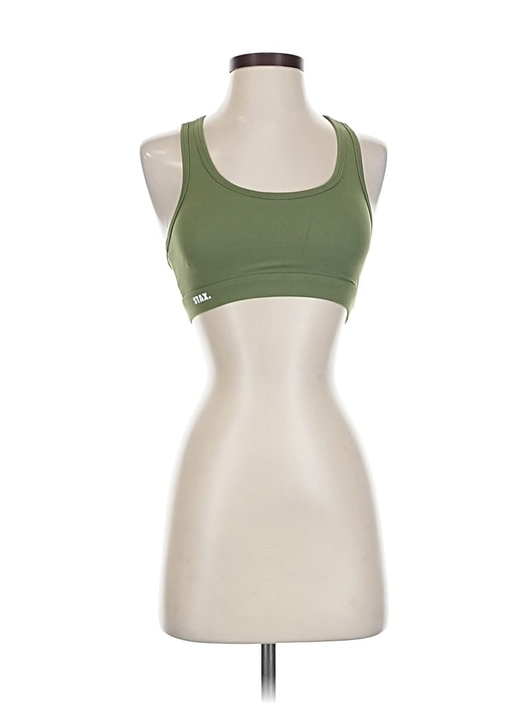 Pre-owned Stax. Sports Bra In Green