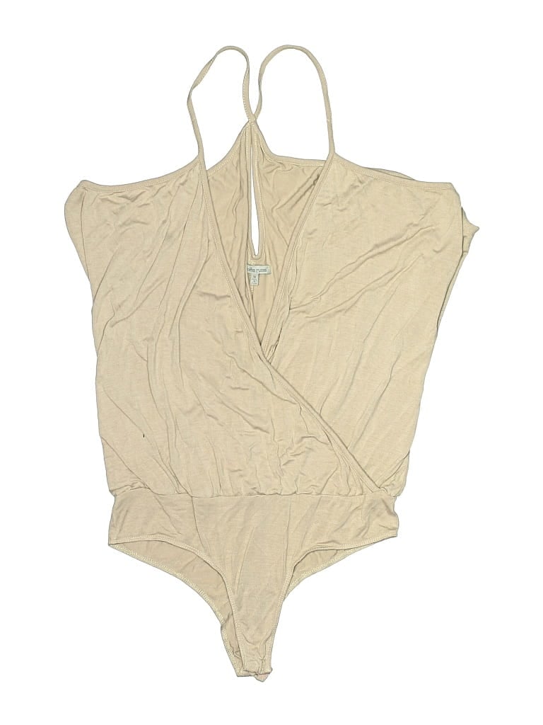 Pre-owned Charlotte Russe Bodysuit In Brown