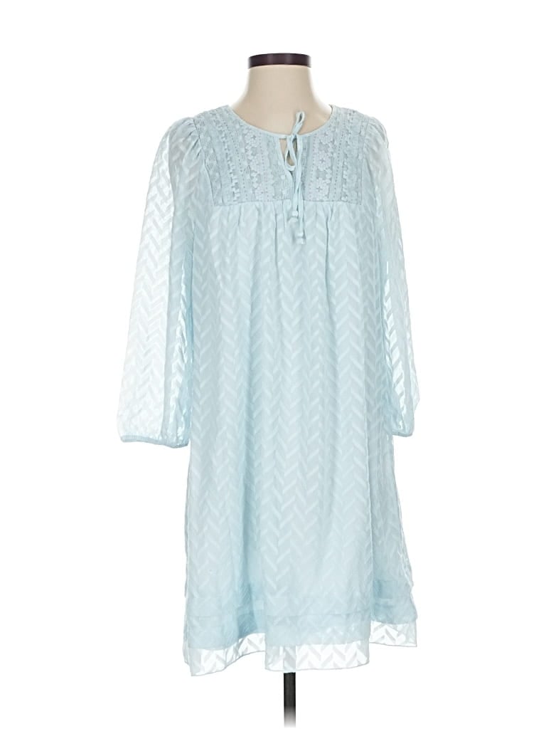 Pre-owned One September Casual Dress In Blue