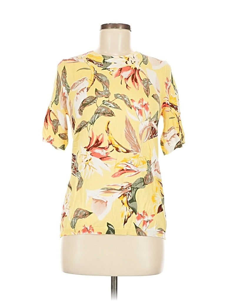 PREMISE Pre-owned Short Sleeve T-shirt In Yellow