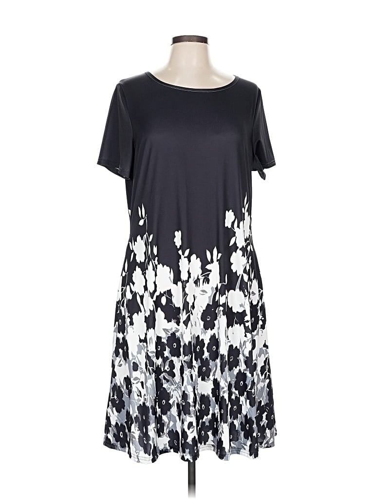 Lily By Firmiana Casual Dress In Gray