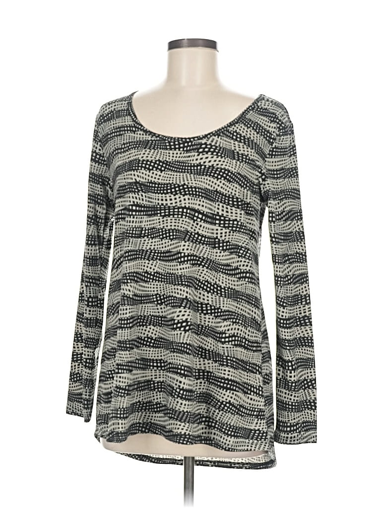 Pre-owned Lularoe Long Sleeve T-shirt In Gray
