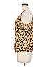 Thakoon Collective 100% Polyester Animal Print Tan Sleeveless Top Size 6 - photo 5
