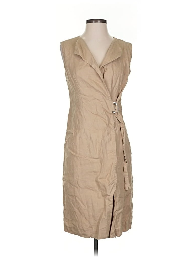 Pre-owned Talbots Casual Dress In Brown