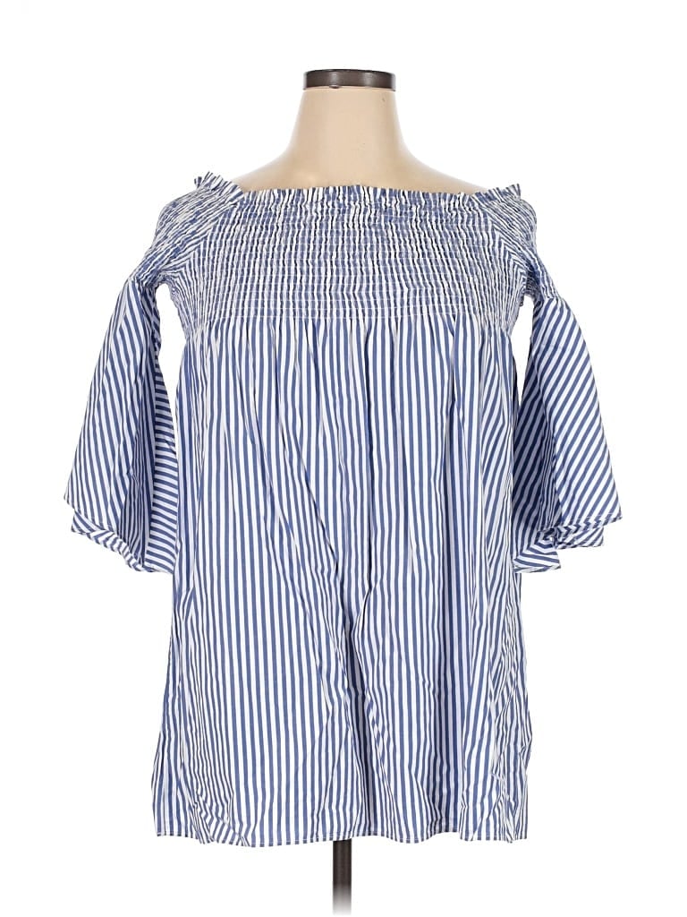 Pre-owned Zara Collection Casual Dress In Blue