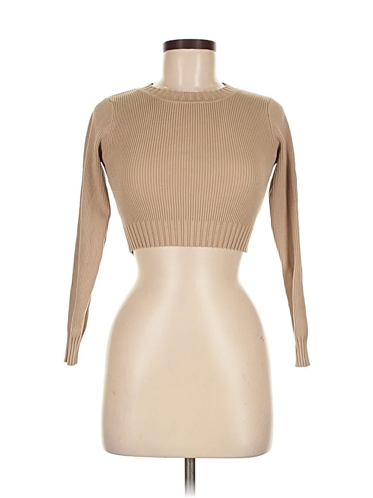 Pre-owned Privy Turtleneck Sweater In Brown