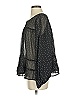 Lanidor 100% Polyester Stars Black 3/4 Sleeve Blouse Size S - photo 5