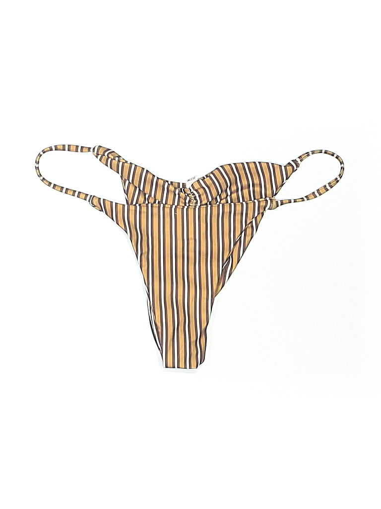 Pre-owned Unbranded Swimsuit Bottoms In Gold