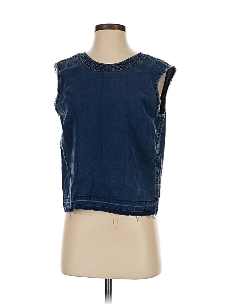 Pre-owned Rag & Bone Sleeveless Top In Blue