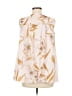 Ted Baker London 100% Polyester Ivory Pink Sleeveless Blouse Size 6 (2) - photo 2