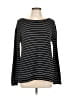 BB Dakota Stripes Black Pullover Sweater Size L - photo 1
