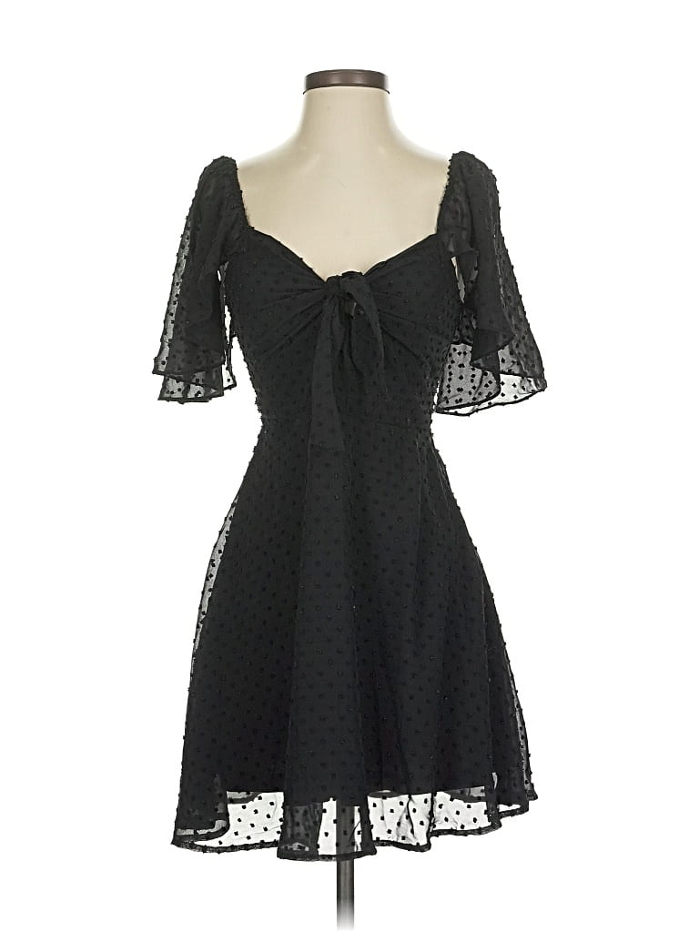 Pre-owned Lulus Cocktail Dress In Black