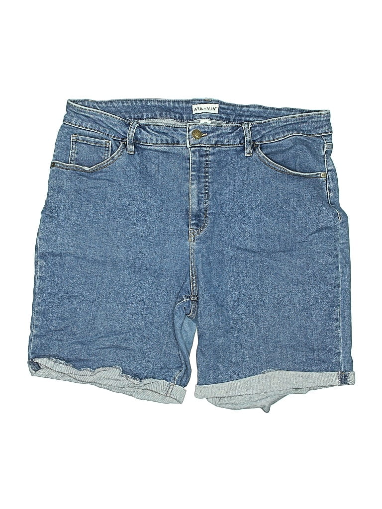 Pre-owned Ava & Viv Denim Shorts In Blue