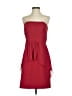 Alfred Angelo 100% Polyester Solid Red Cocktail Dress Size 6 - photo 1