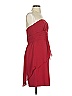 Alfred Angelo 100% Polyester Solid Red Cocktail Dress Size 6 - photo 4