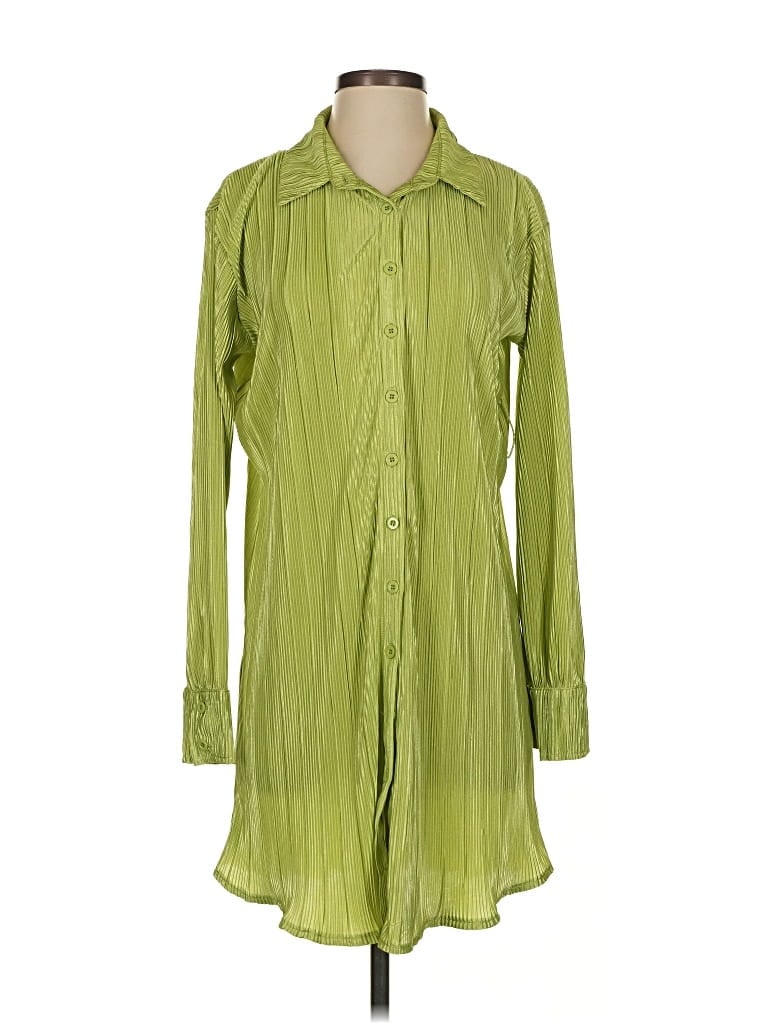 Pre-owned Assorted Brands Casual Dress In Green