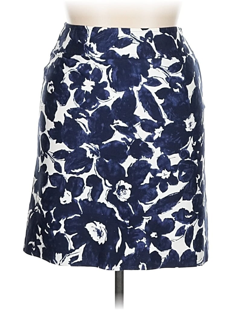 Pre-owned Jones New York Signature Casual Skirt In Blue