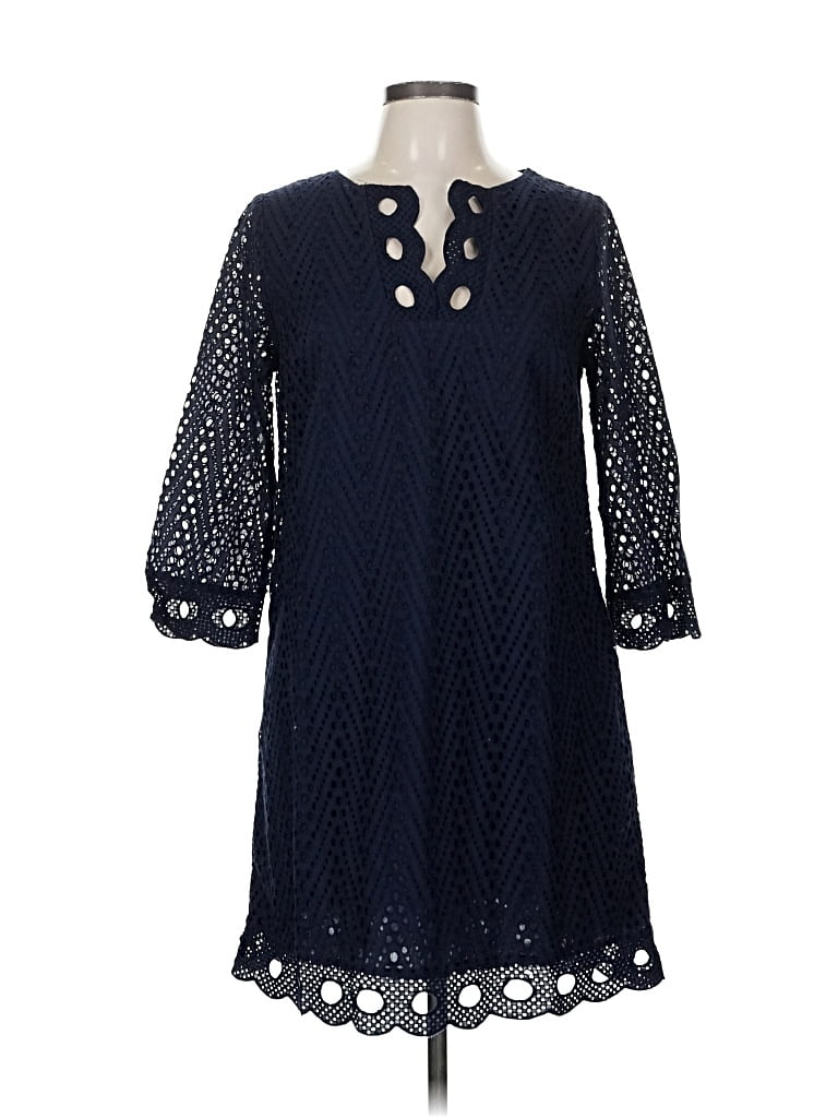 Pre-owned Crown & Ivy Casual Dress In Blue