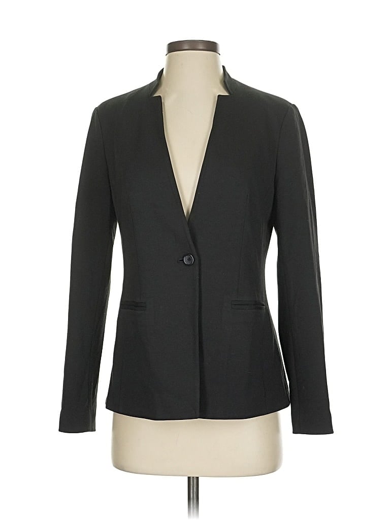 Pre-owned Banana Republic Factory Store Blazer Jacket In Black