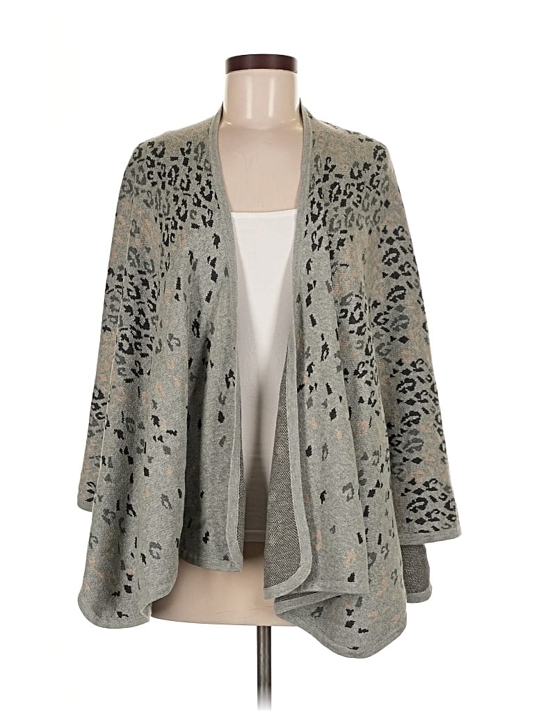 Pre-owned Cabi Cardigan Sweater In Gray