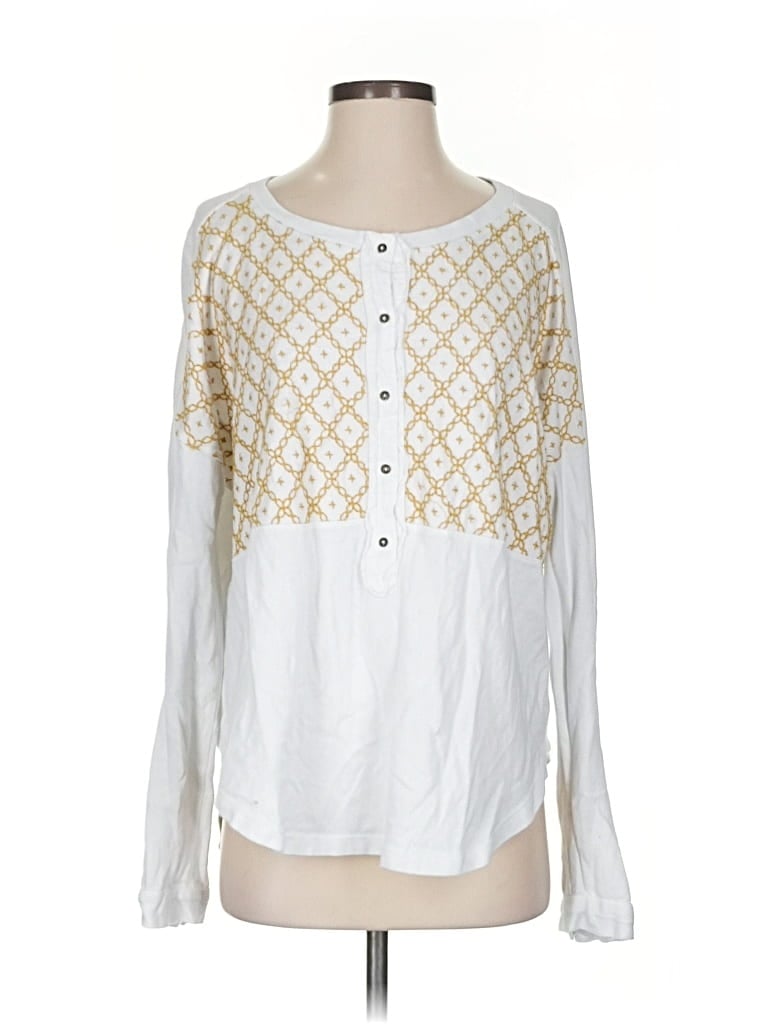 Pre-owned We The Free Long Sleeve T-shirt In White