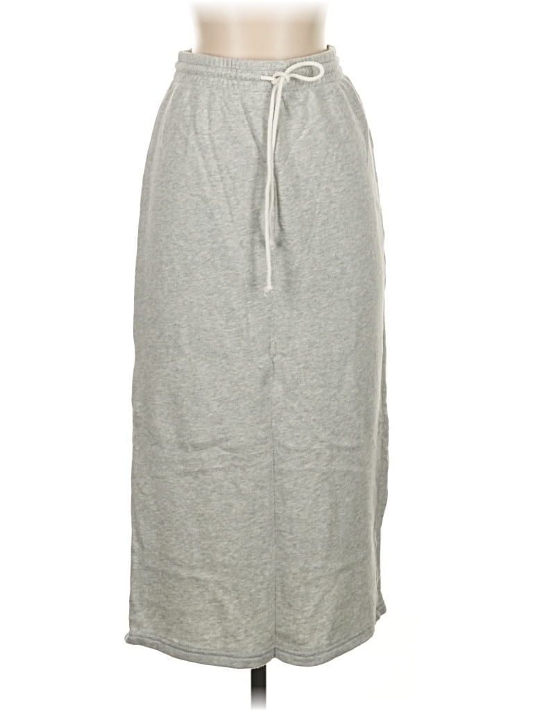 Pre-owned Aerie Casual Skirt In Gray