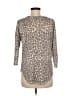 Almost Famous Animal Print Tan 3/4 Sleeve T-Shirt Size M - photo 2