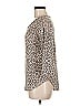 Almost Famous Animal Print Tan 3/4 Sleeve T-Shirt Size M - photo 5