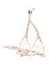 Hermanny Print Ivory Swimsuit Top Size 6 - photo 2