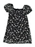 Art Class 100% Recycled Polyester Floral Black Dress Size 6 - 7 - photo 1